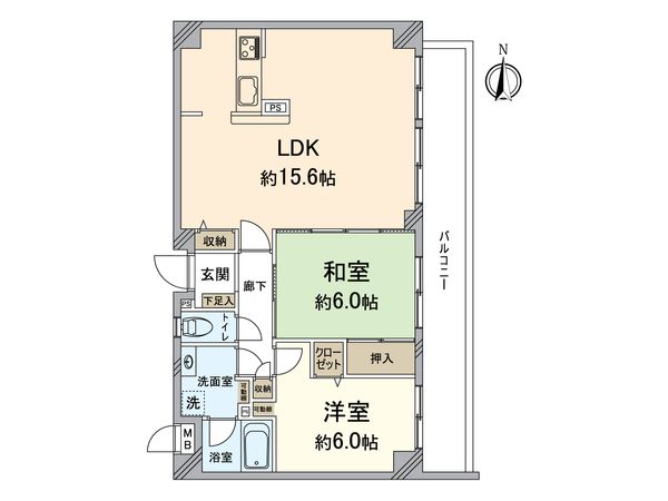 ダイアパレス松室 間取図(平面図)