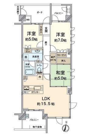 間取図(平面図)