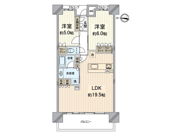 グランマークシティ東向日駅前 間取図(平面図)