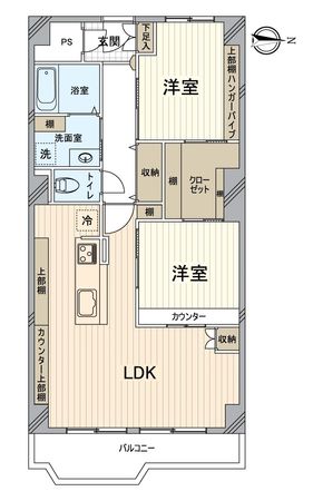 イトーピア向日マンション 間取図(平面図) 間取図(平面図)