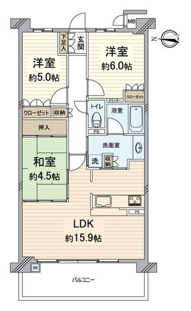 ジオ阪急洛西口ノースレジデンス 間取図(平面図) ジオ阪急洛西口ノースレジデンス 間取図(平面図)