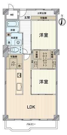 イトーピア向日マンション 間取図(平面図) 間取図(平面図)