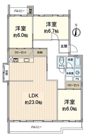 間取図(平面図)
