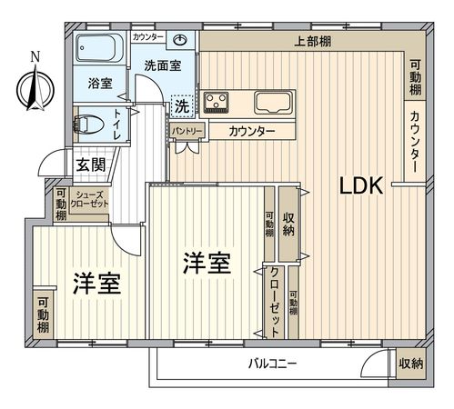長岡天神竹の台団地 C1 間取図(平面図) 間取図(平面図)