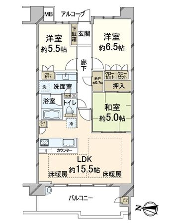 間取図(平面図)
