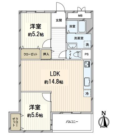 ハイプラザ長岡 間取図(平面図) 間取図(平面図)
