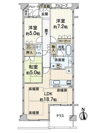 間取図(平面図)