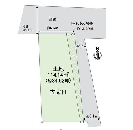 左京区北白川東久保田町 区画図 左京区北白川東久保田町 区画図