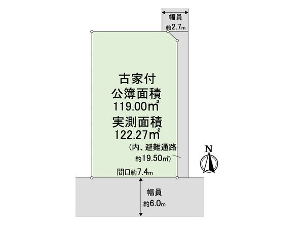 北区紫野下柳町 区画図
