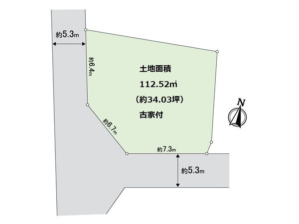 北区出雲路俵町 区画図