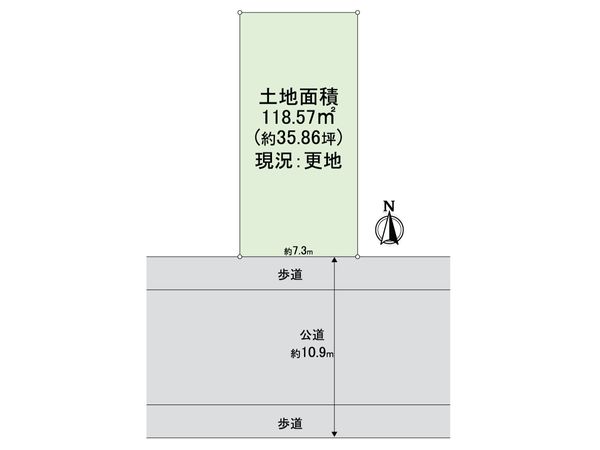 左京区北白川上池田町 区画図 左京区北白川上池田町 区画図