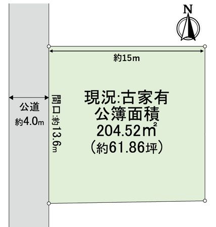 左京区山端柳ケ坪町 区画図 左京区山端柳ケ坪町 区画図