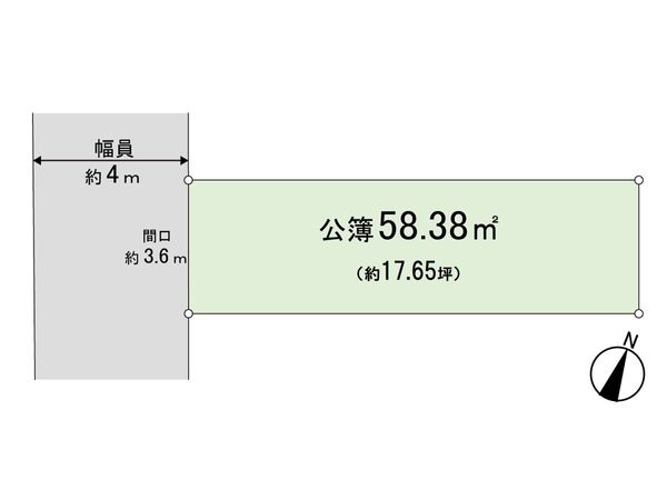 北区小山南大野町 区画図 北区小山南大野町 区画図