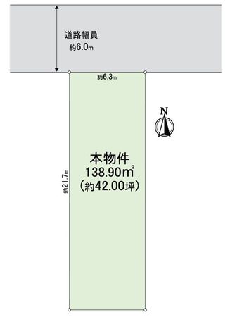 北区上賀茂向縄手町 区画図 北区上賀茂向縄手町 区画図