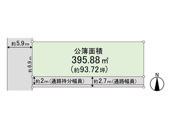 北区紫竹下緑町 区画図