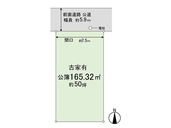 北区上賀茂畔勝町 区画図