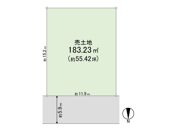 左京区岩倉長谷町 区画図