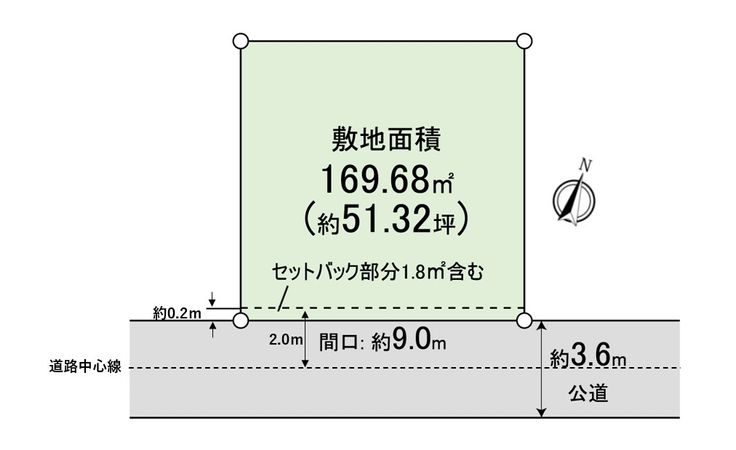 北区紫野上野町 区画図