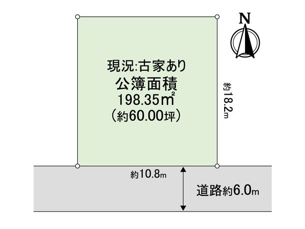 北区上賀茂岡本口町 区画図 北区上賀茂岡本口町 区画図