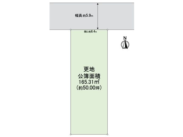 北区衣笠開キ町 区画図 北区衣笠開キ町 区画図