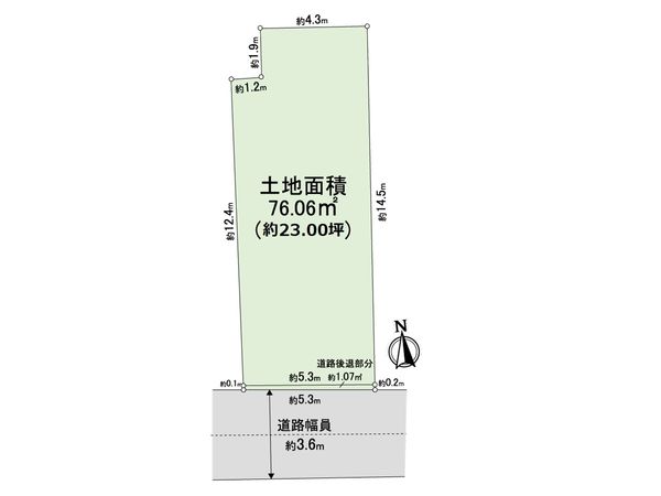 北区紫野下石龍町 区画図 北区紫野下石龍町 区画図