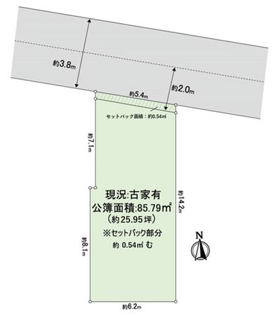 北区上清蔵口町 区画図 北区上清蔵口町 区画図