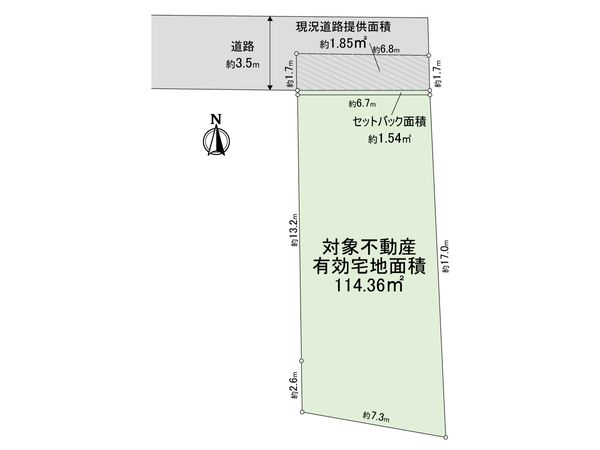 北区小山下花ノ木町 区画図 北区小山下花ノ木町 区画図
