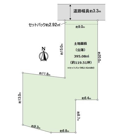北区上賀茂藤ノ木町 区画図 北区上賀茂藤ノ木町 区画図