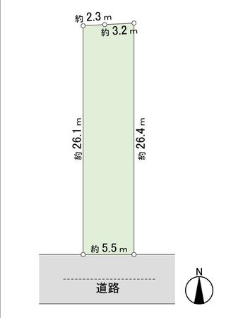 北区小山板倉町 区画図 北区小山板倉町 区画図