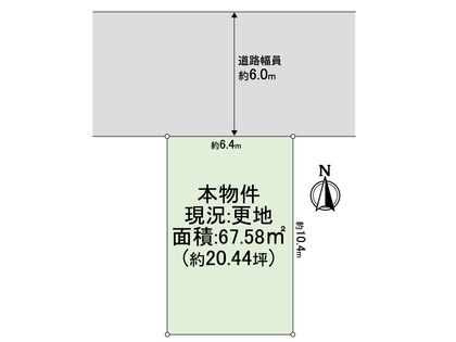 左京区吉田神楽岡町 区画図