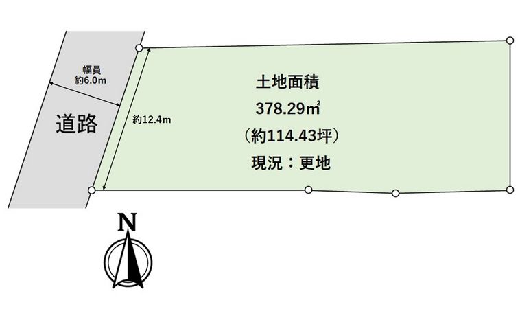 北区衣笠西開キ町 区画図 北区衣笠西開キ町 区画図