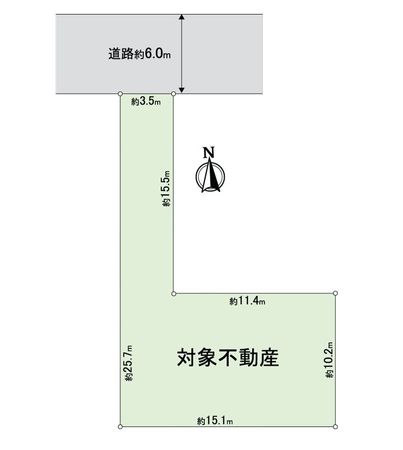 左京区田中東春菜町 区画図 左京区田中東春菜町 区画図