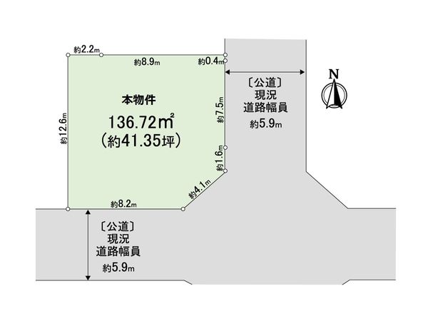 左京区下鴨塚本町 区画図 左京区下鴨塚本町 区画図