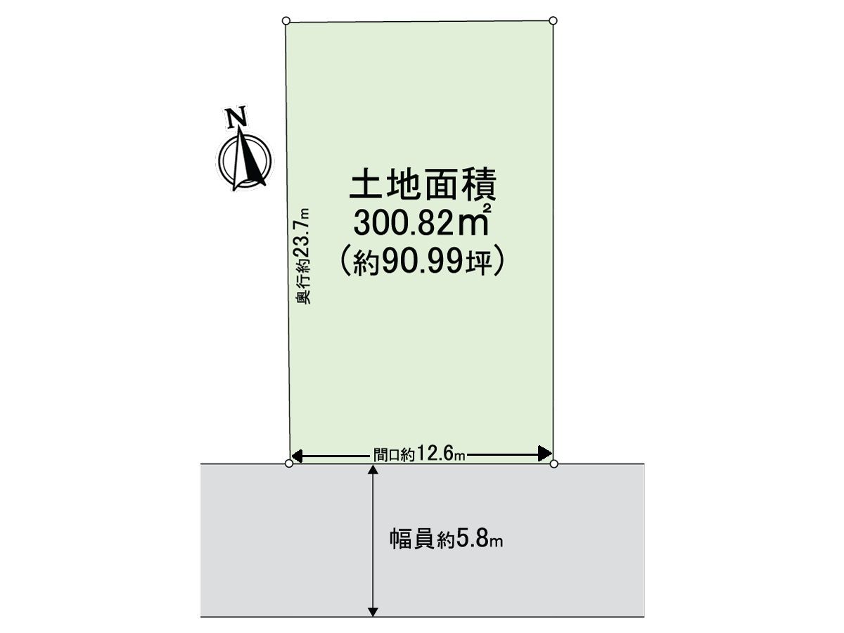 左京区北白川東小倉町 区画図 区画図