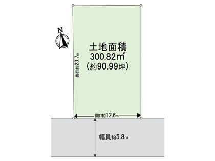 左京区北白川東小倉町 区画図