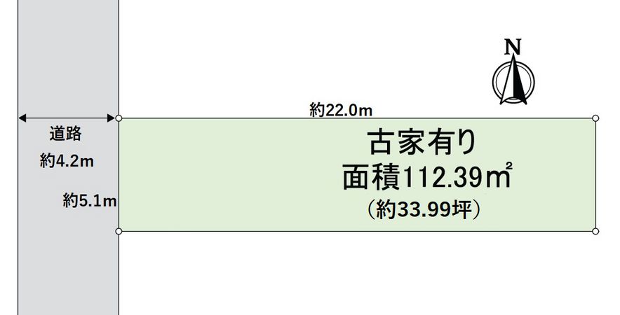 左京区修学院登リ内町 区画図 左京区修学院登リ内町 区画図
