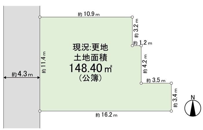 左京区吉田下大路町 区画図