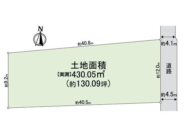 北区等持院東町 区画図 北区等持院東町 区画図
