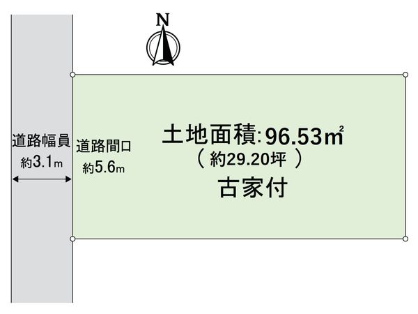北区小山東玄以町 区画図 北区小山東玄以町 区画図
