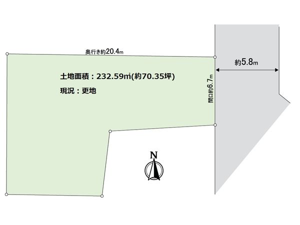 左京区北白川上別当町 区画図 左京区北白川上別当町 区画図