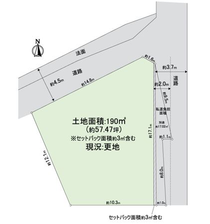 左京区鹿ケ谷桜谷町 区画図 左京区鹿ケ谷桜谷町 区画図