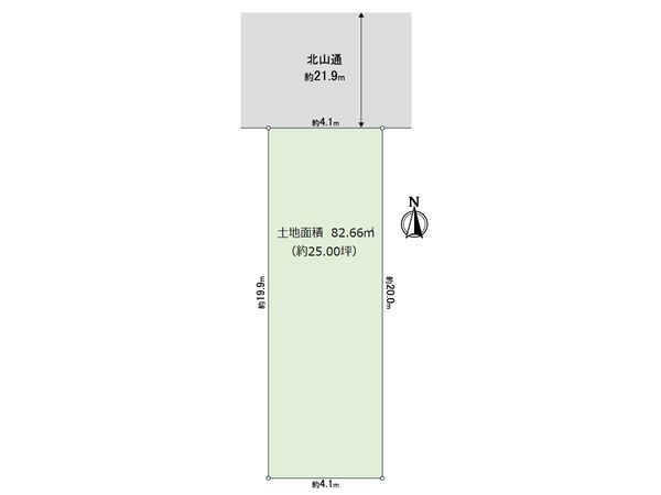 左京区松ケ崎今海道町 区画図 左京区松ケ崎今海道町 区画図