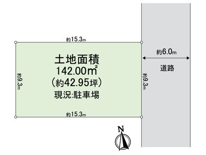 左京区上高野古川町 区画図