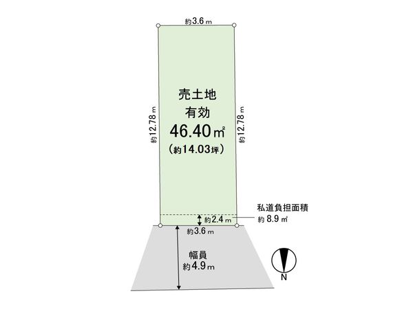 左京区高野泉町 区画図