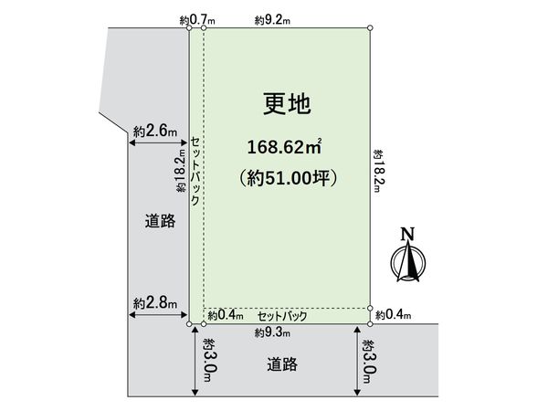 北区等持院南町 区画図