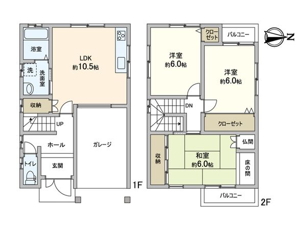 左京区北白川西瀬ノ内町 間取図(平面図) 左京区北白川西瀬ノ内町 間取図(平面図)