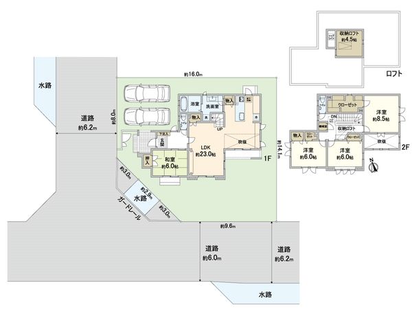 左京区岩倉幡枝町 間取図(平面図)