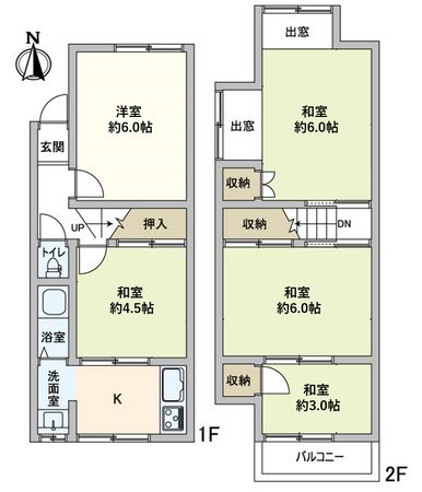 左京区下鴨宮崎町 間取図(平面図) 左京区下鴨宮崎町 間取図(平面図)