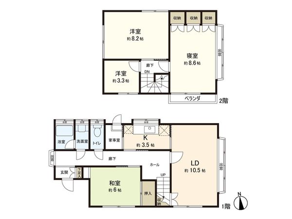 左京区上高野三反田町 間取図(平面図) 左京区上高野三反田町 間取図(平面図)