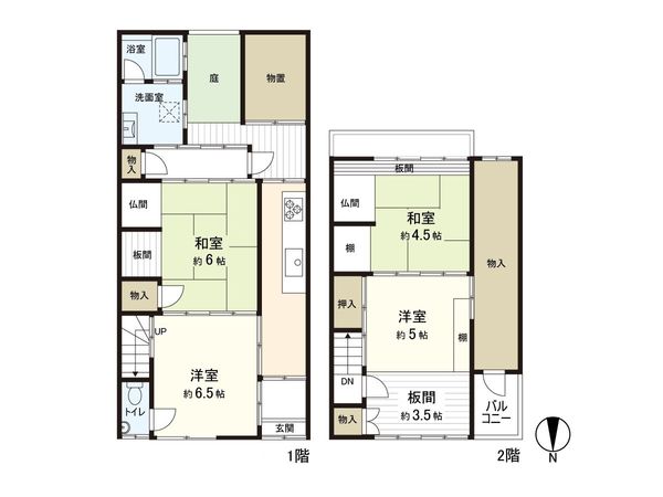左京区下鴨膳部町 間取図(平面図)